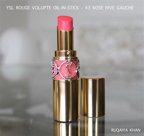 ysl 43 rose rive gauche|YSL Rose Rive Gauche (43) Rouge Volupte Shine Oil.